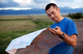 map lost travel traveler