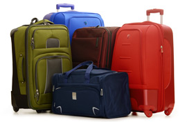 luggage suitcases colorful