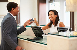 hotel front desk