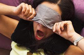 sleep eye mask wake up tired