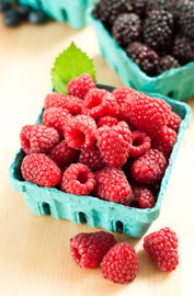 raspberries blackberries fruit healthy