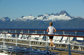 exercise cruise jog jogger alaska