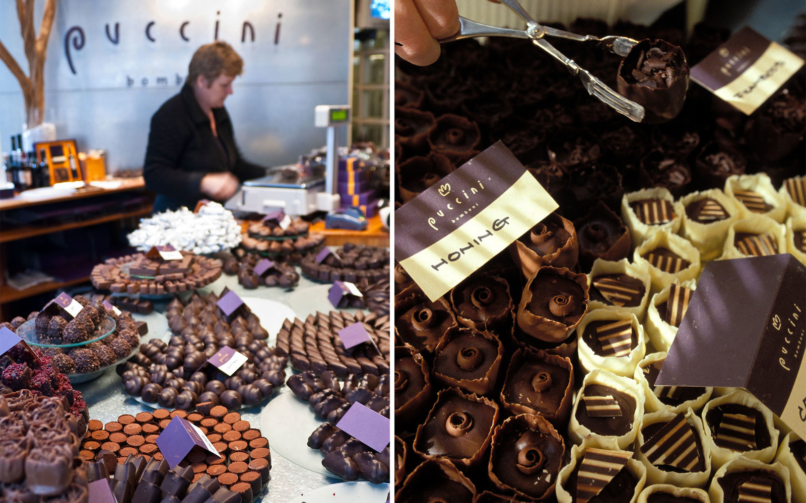 EYFCGW Puccini Bomboni, Chocolate Shop, Staalstraat 17, Amsterdsam, Netherlands.