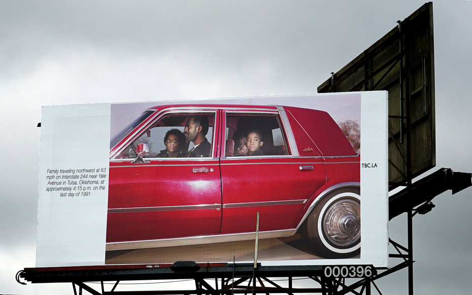 Creative Art Billboard Los Angeles Andrew Bush