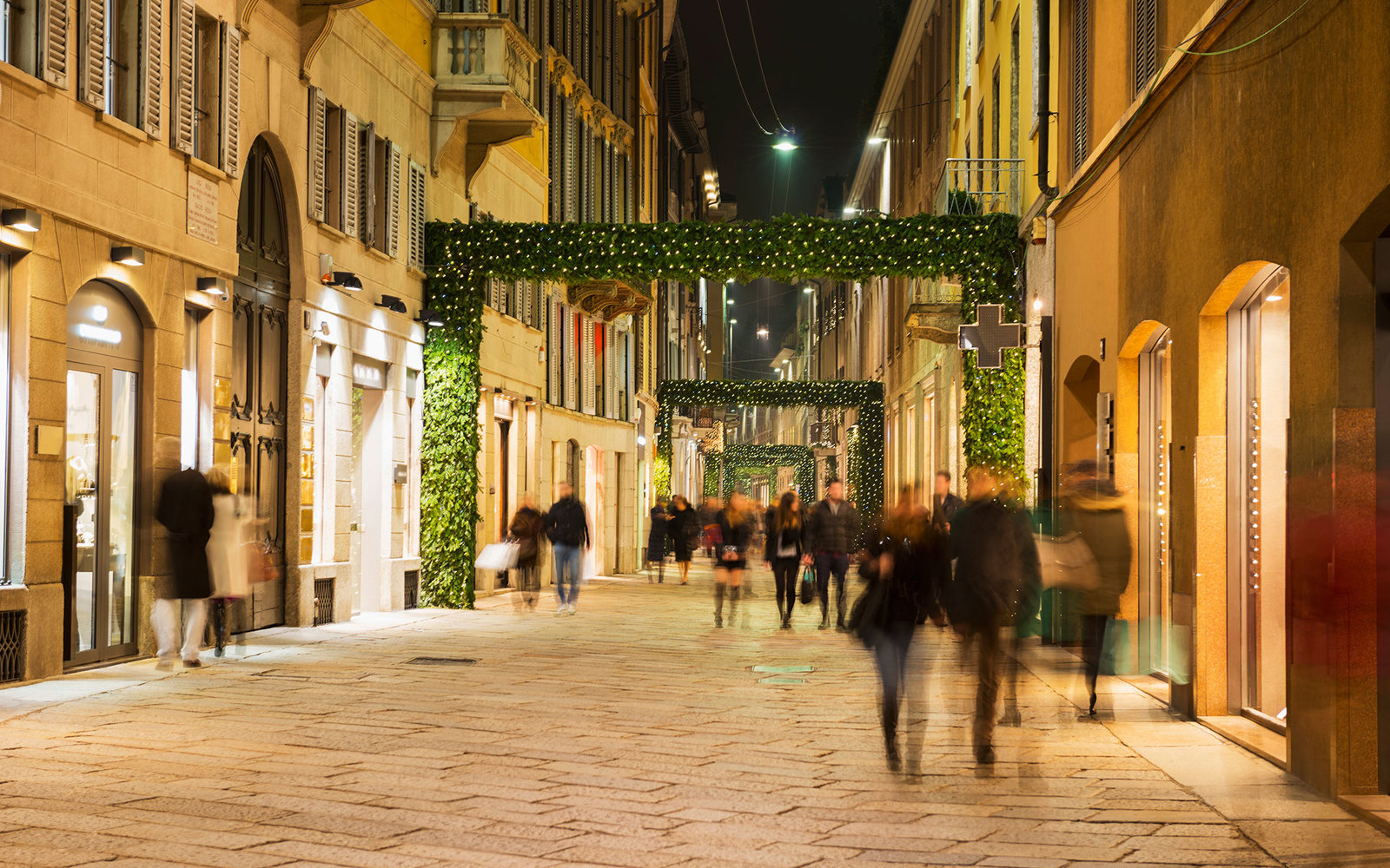 Famous shopping street, via della spiga