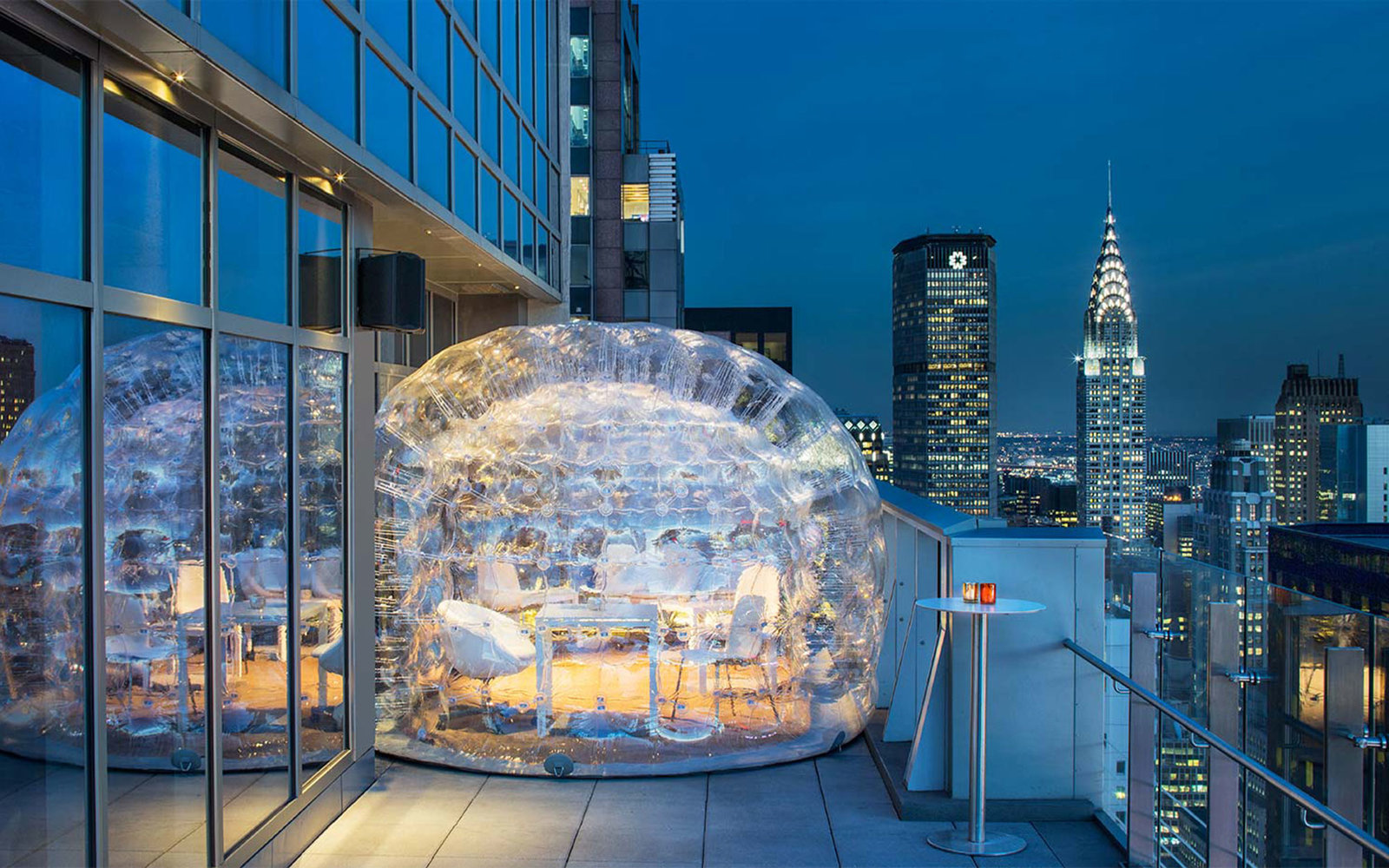 Rooftop Bubbles at Bar 54 