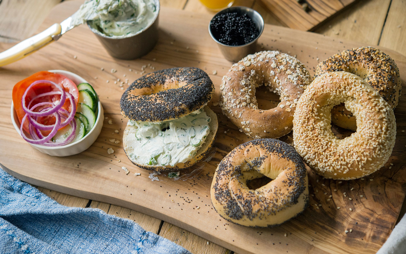 black seed bagels