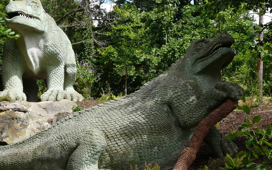 Crystal Palace Park dinosaur, designed by Benjamin Hawkins
