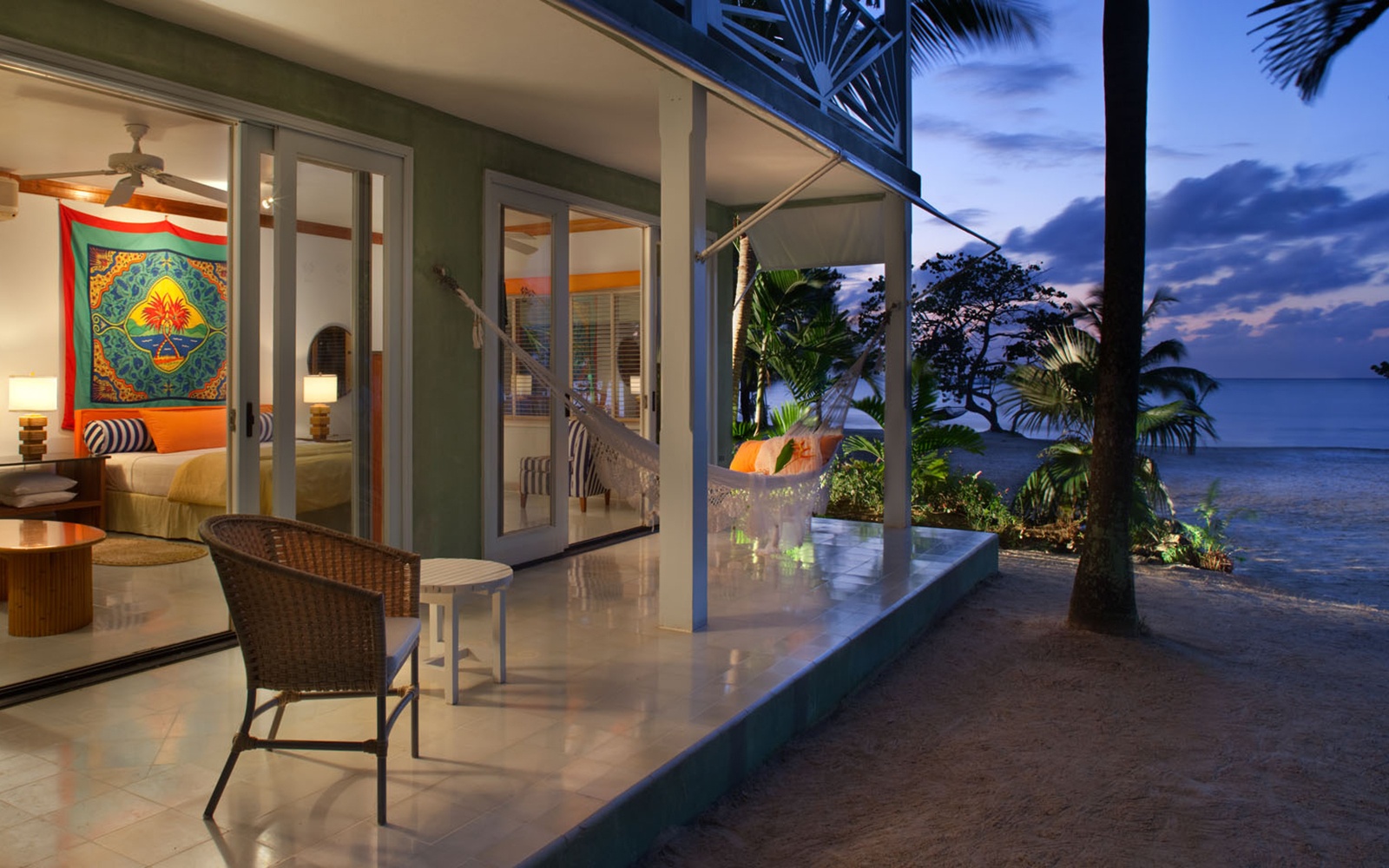 guest room on the beach in Couples Negril resort, Jamaica