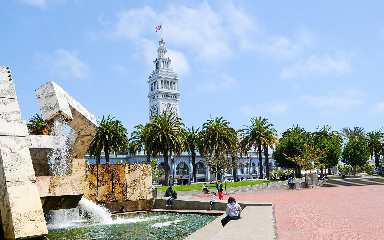 CXNR8P Justin Herman Plaza / Ferry Building - San Francisco. Image shot 2012. Exact date unknown.