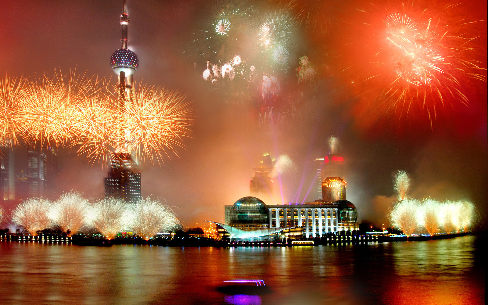 NEY fireworks in Shanghai