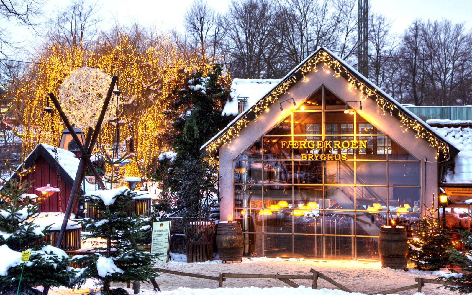 The Faergekroen pub and micro brewery in Tivoli Copenhagen (Photo by: myLoupe/Universal Images Group via )