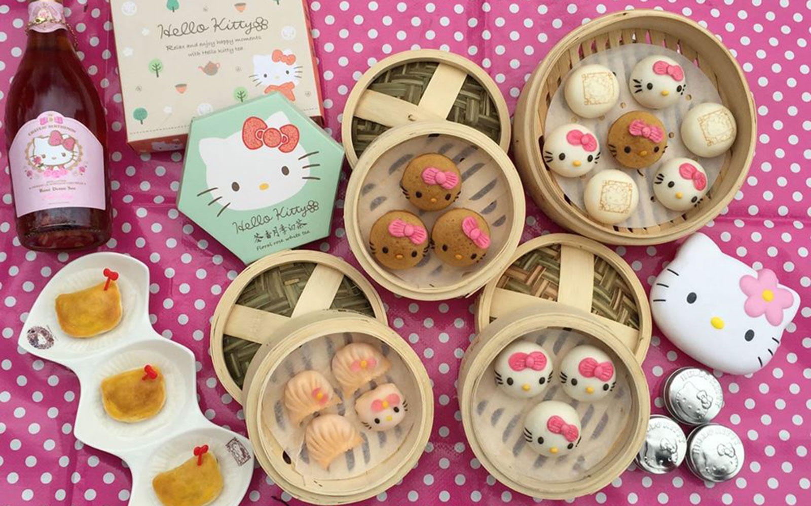 Hong Kong's Imminent Hello Kitty-Themed Restaurant Will Have Hello Kitty Dim Sum