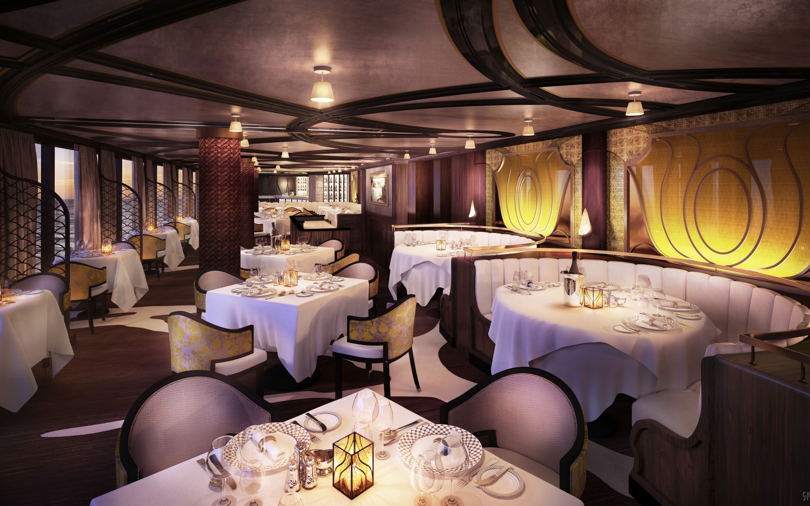 Chartreuse, a new French restaurant on the Regent Seven Seas Explorer