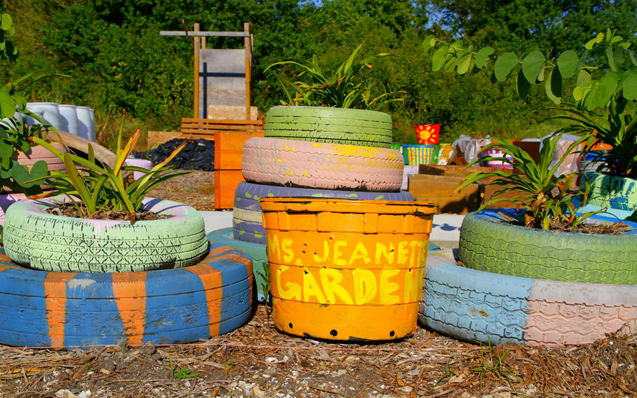 Miss Jeanette's Garden on Mars New Orleans rebuild