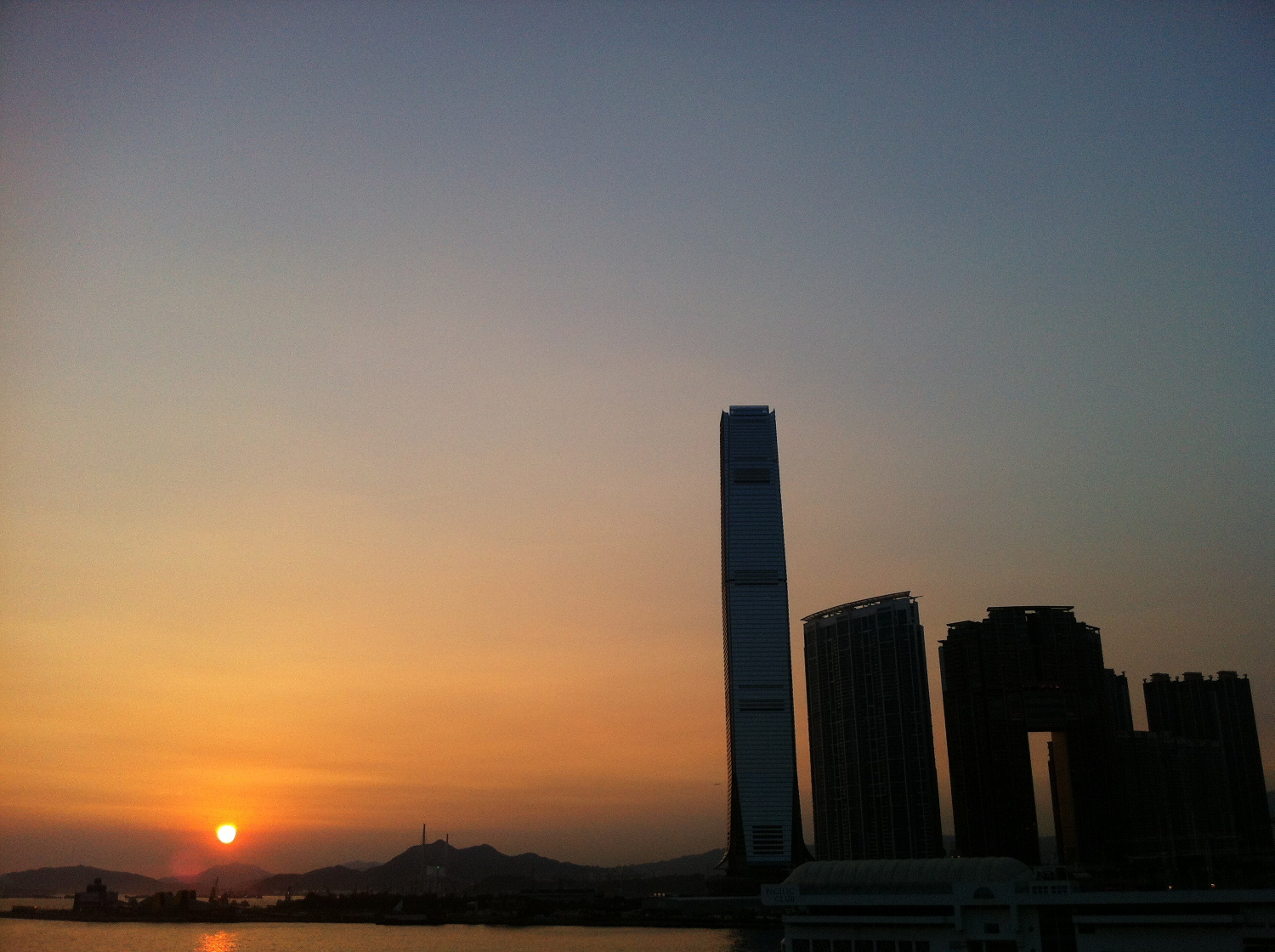 Sunset over the Harbour City car park. Image by Piera Chen / londoninfopage