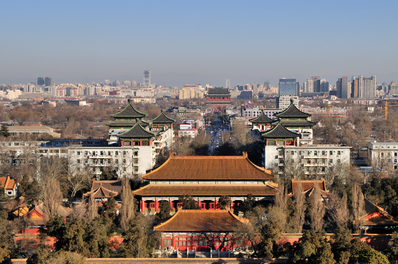 Beijing Inner City from Di'anmen Street to the Drum Tower. Image by Huang Xin / Flickr / .